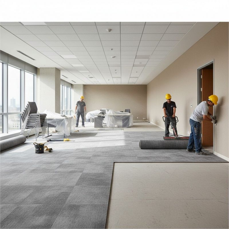 Our team working on Flooring Service projects in Warwick, RI