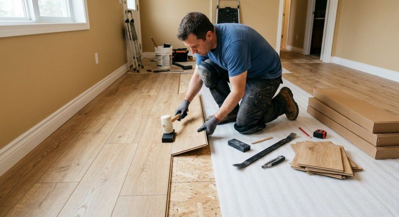 Laminate Floor Installation in Warwick, RI