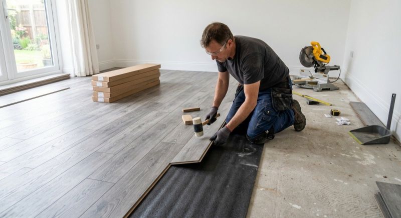 Laminate Floor Remodeling in Warwick, RI