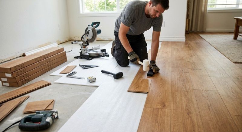 Laminate Floor Replacement in Exeter, RI