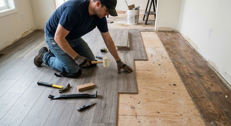 Laminate Floor Replacement in Plainfield, CT