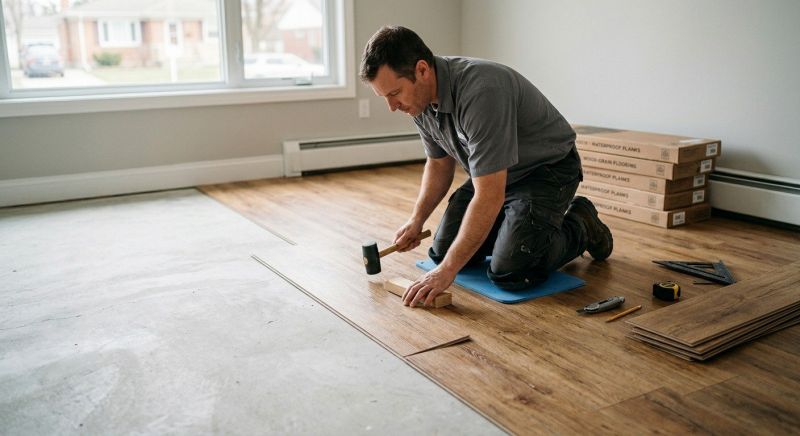 Linoleum Floor Installation in Warwick, RI