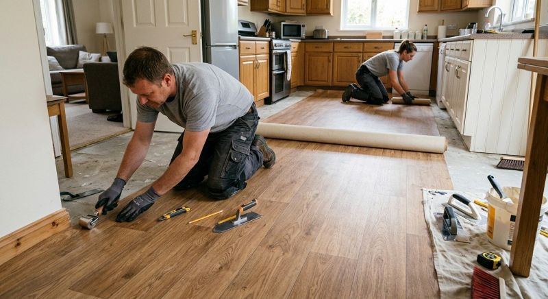 Linoleum Floor Installation in Warwick, RI
