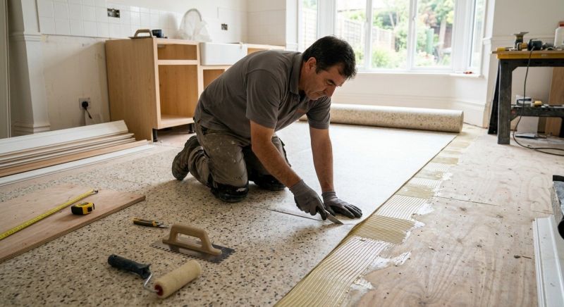 Linoleum Floor Installation in Pascoag, RI