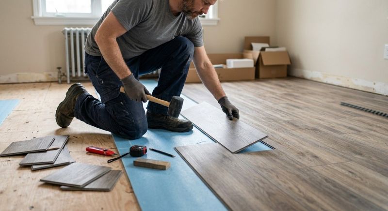 Linoleum Floor Installation in Pascoag, RI