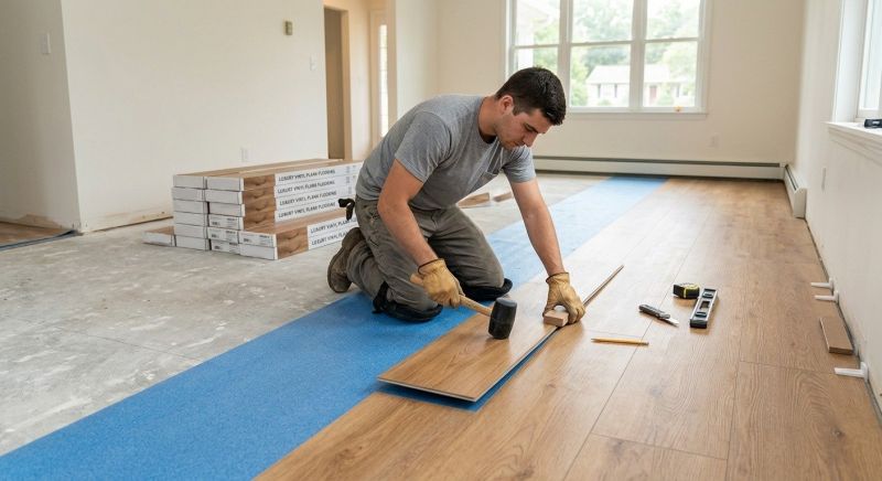 Lvt Flooring Installation in Coventry, RI