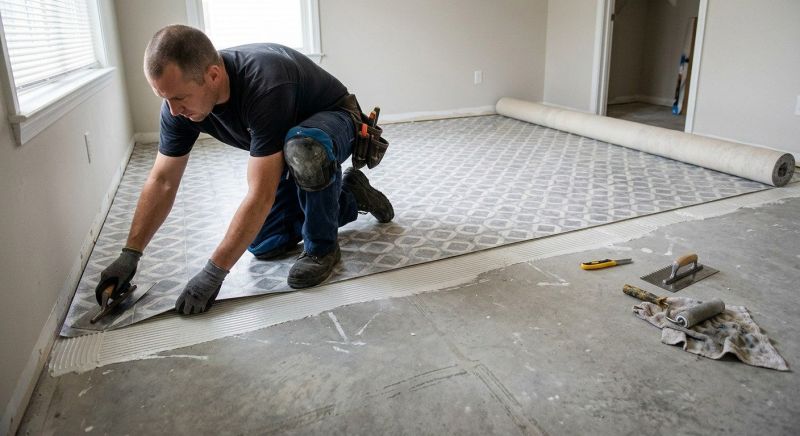 Sheet Flooring Installation in Somerset, MA