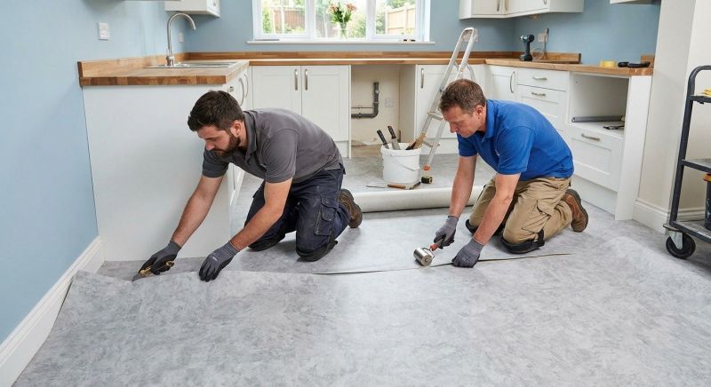 Sheet Linoleum Installation in Warwick, RI