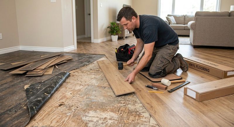 Vinyl Flooring Installation in Dighton, MA