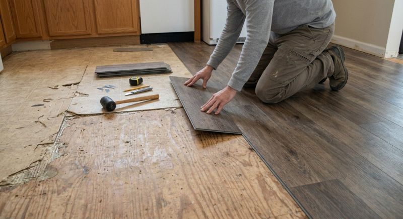 Vinyl Flooring Installation in Plainfield, CT