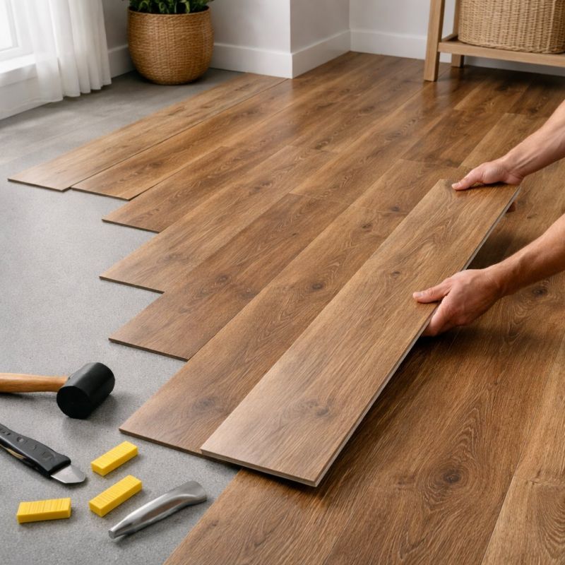 Vinyl Plank Floor Installation in Warwick, RI