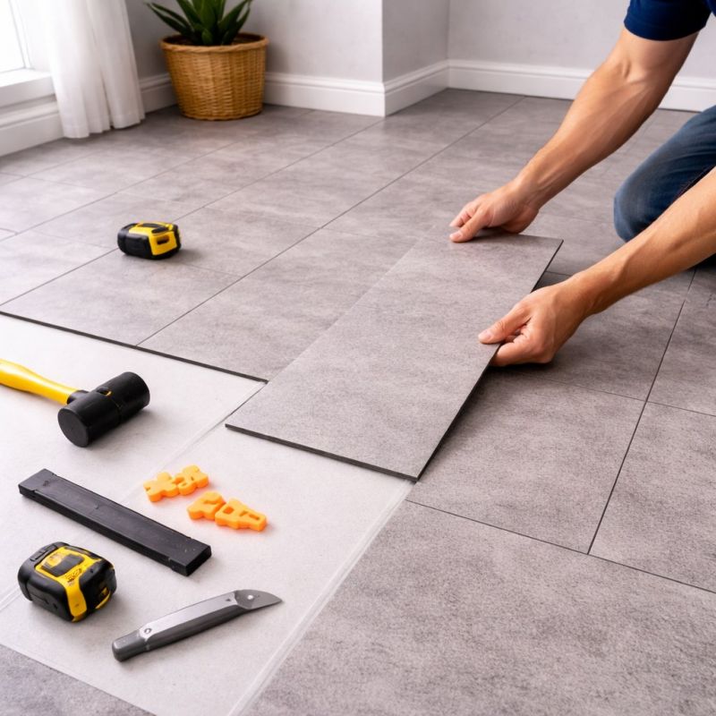 Vinyl Tile Installation in Warwick, RI